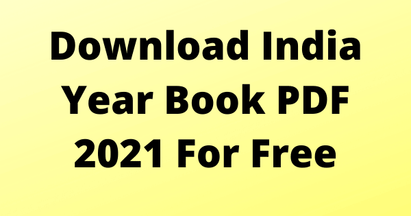 India Year Book PDF