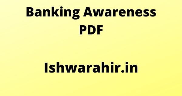 Banking Awareness PDF