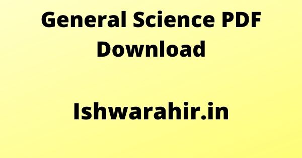 General Science PDF 