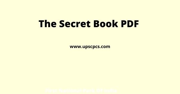 The Secret Book PDF 
