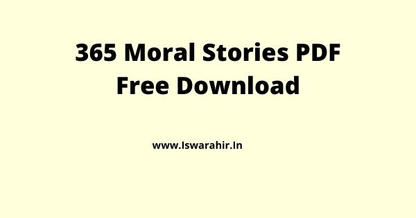 365 Moral Stories PDF Free Download
