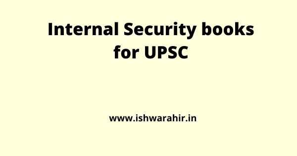 Download Best Internal Security book for UPSC