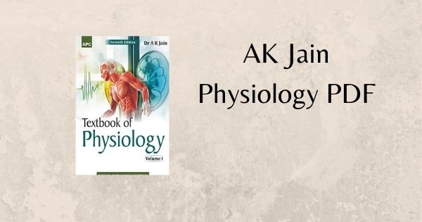 AK Jain Physiology PDF