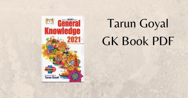 Tarun Goyal GK Book PDF