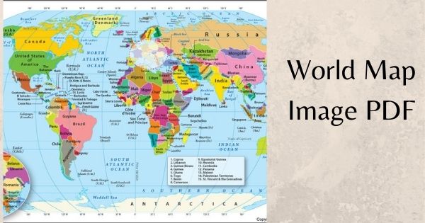 World Map Image PDF