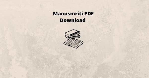 Manusmriti PDF Download