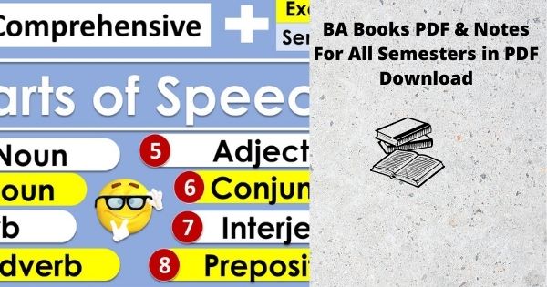 Parts Of Speech With Examples PDF