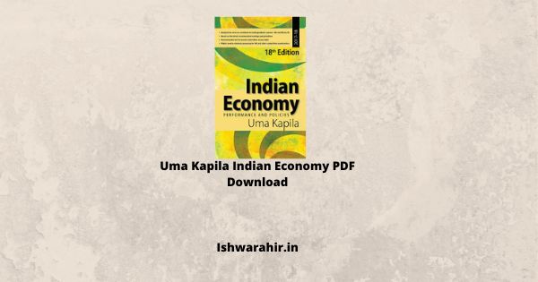 Uma Kapila Indian Economy PDF Download