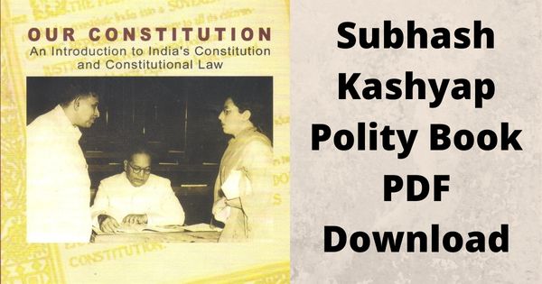 Subhash Kashyap Polity Book PDF Download