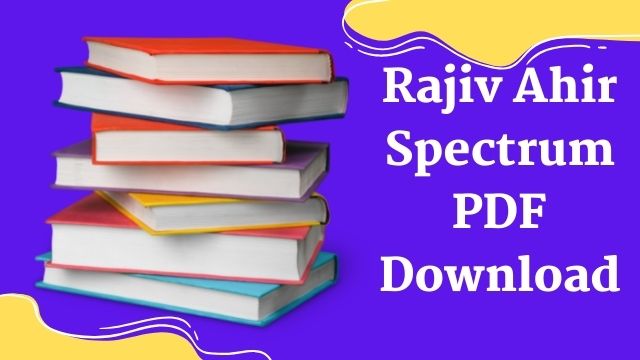 Rajiv Ahir Spectrum PDF